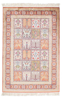 Alfombra persa - Ghom - 150 x 100 cm - multicolor