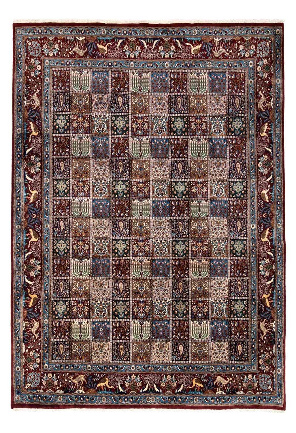 Alfombra persa - Clásica - 340 x 243 cm - rojo oscuro