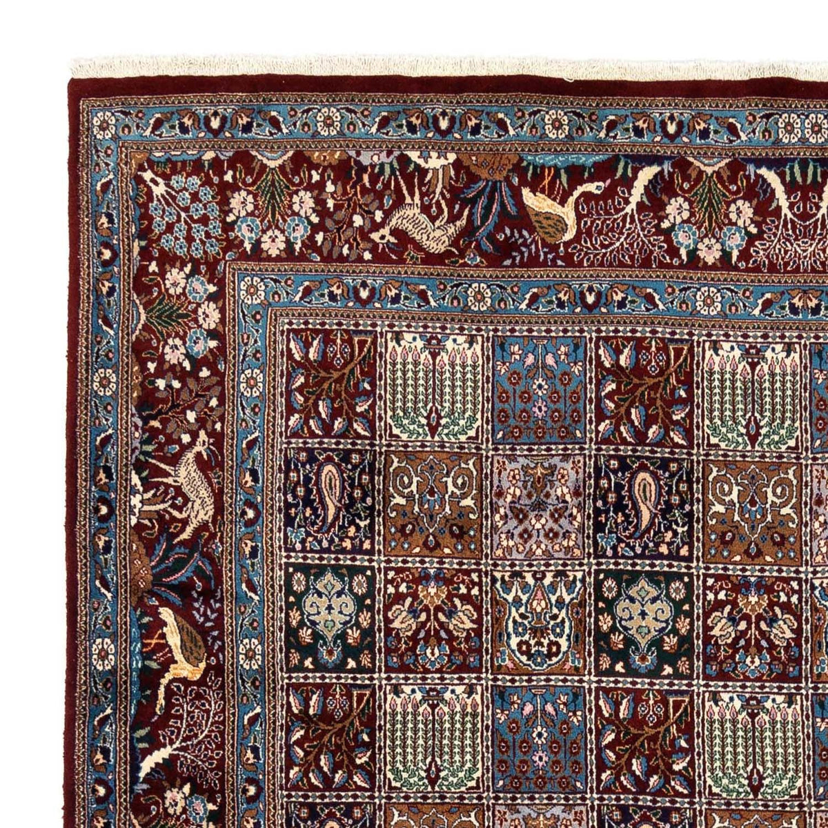 Alfombra persa - Clásica - 340 x 243 cm - rojo oscuro