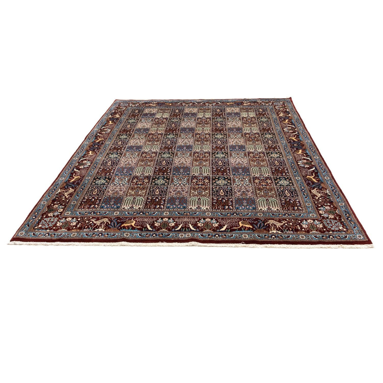 Alfombra persa - Clásica - 340 x 243 cm - rojo oscuro
