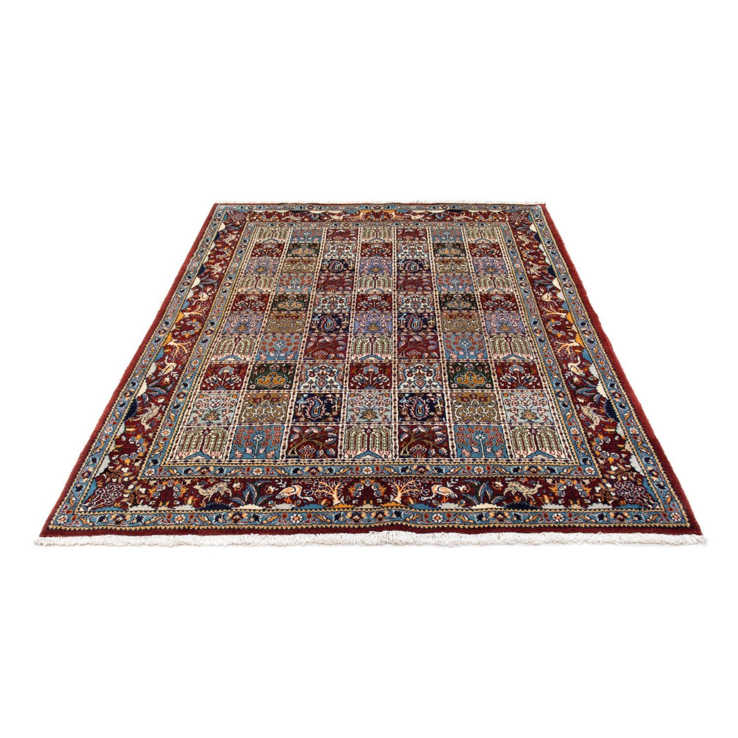 Alfombra persa - Clásica - 190 x 145 cm - rojo oscuro