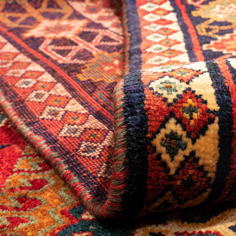 Alfombra persa - Nómada - 282 x 200 cm - rojo oscuro