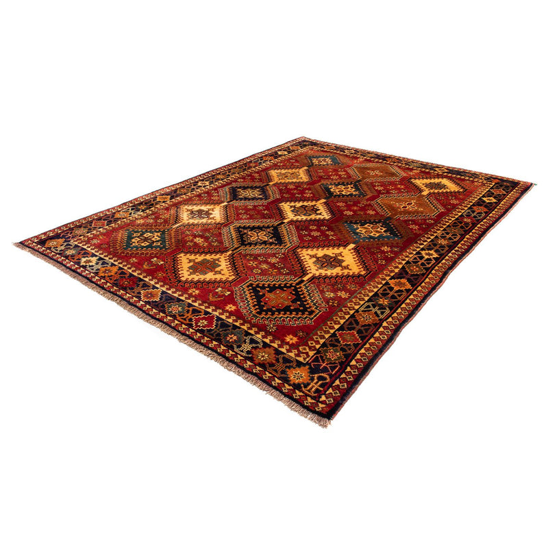 Alfombra persa - Nómada - 282 x 200 cm - rojo oscuro