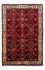 Alfombra persa - Nómada - 155 x 103 cm - rojo oscuro