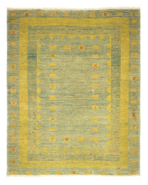 Alfombra Gabbeh - Persa - 218 x 175 cm - verde claro