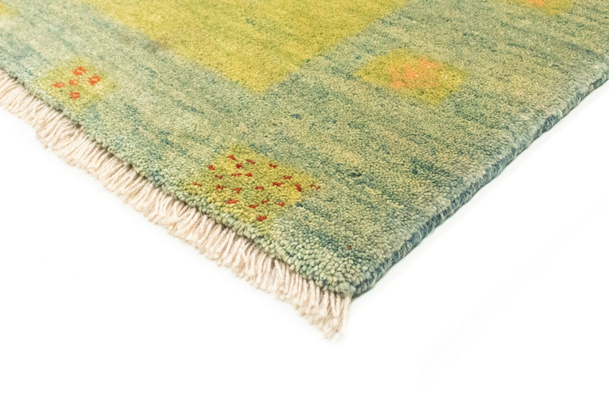 Alfombra Gabbeh - Persa - 218 x 175 cm - verde claro