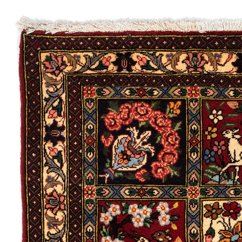 Alfombra persa - Nómada - 160 x 108 cm - rojo oscuro