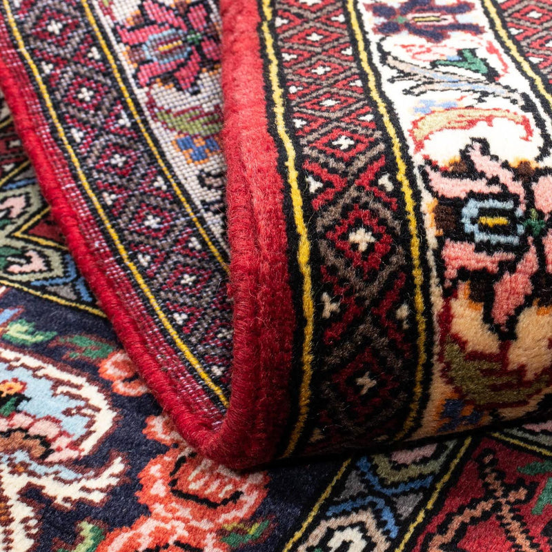 Alfombra persa - Nómada - 160 x 108 cm - rojo oscuro