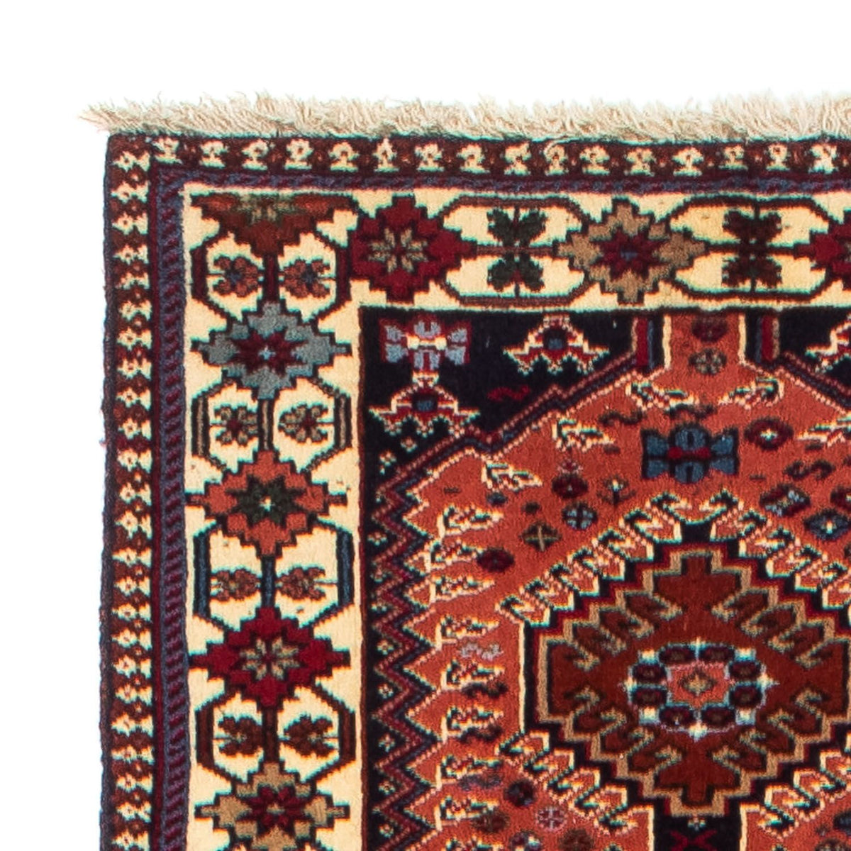 Alfombra de pasillo Alfombra persa - Nómada - 380 x 75 cm - rojo claro