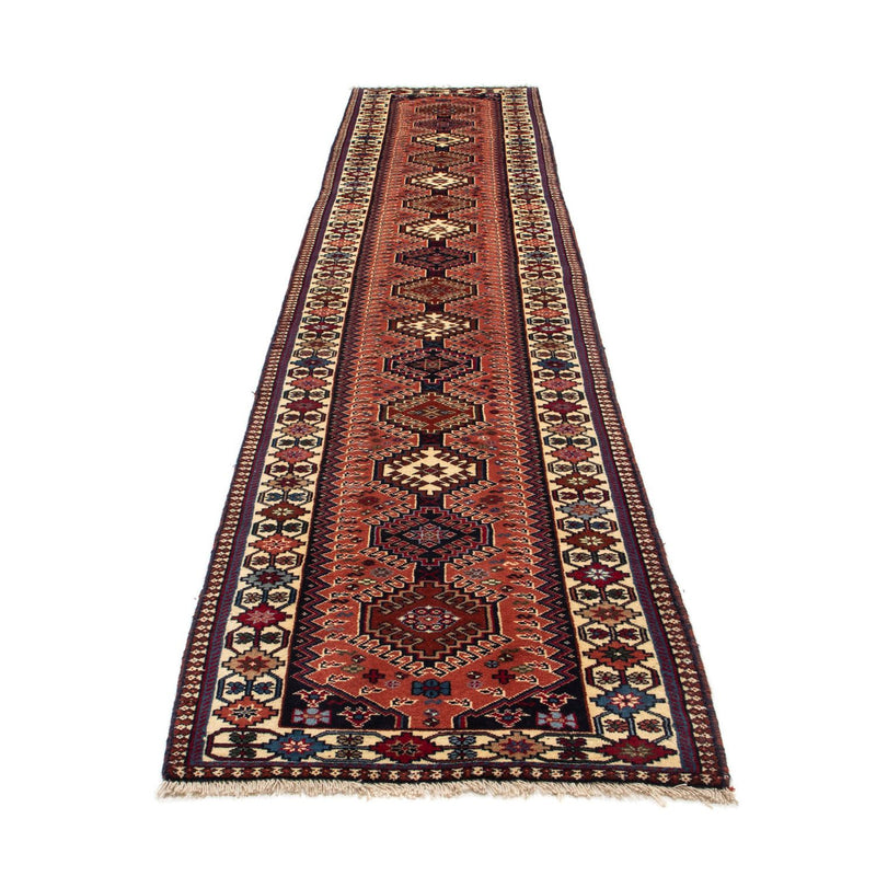 Alfombra de pasillo Alfombra persa - Nómada - 380 x 75 cm - rojo claro