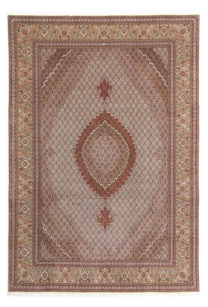 Alfombra persa - Tabriz - 358 x 248 cm - marrón claro