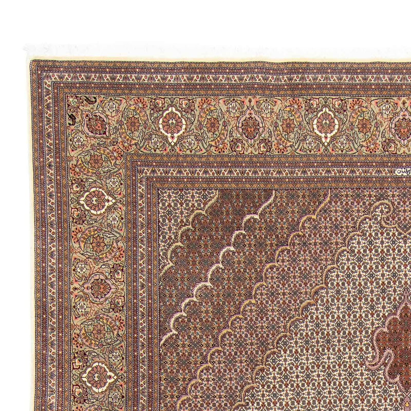 Alfombra persa - Tabriz - 358 x 248 cm - marrón claro