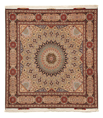 Alfombra Persa - Tabriz - Real cuadrado  - 206 x 204 cm - multicolor
