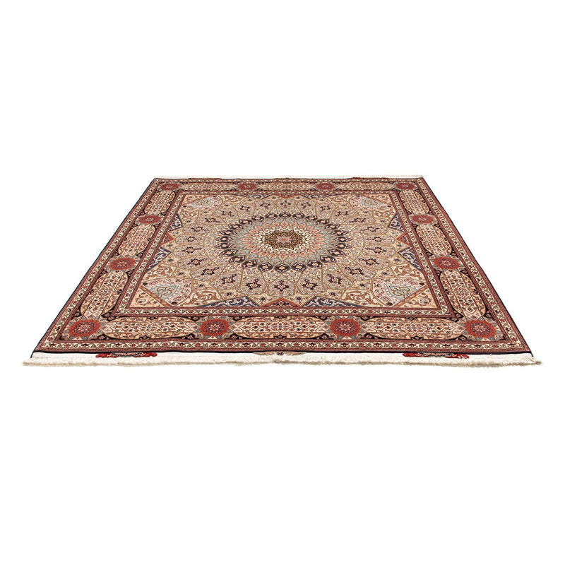 Alfombra Persa - Tabriz - Real cuadrado  - 206 x 204 cm - multicolor