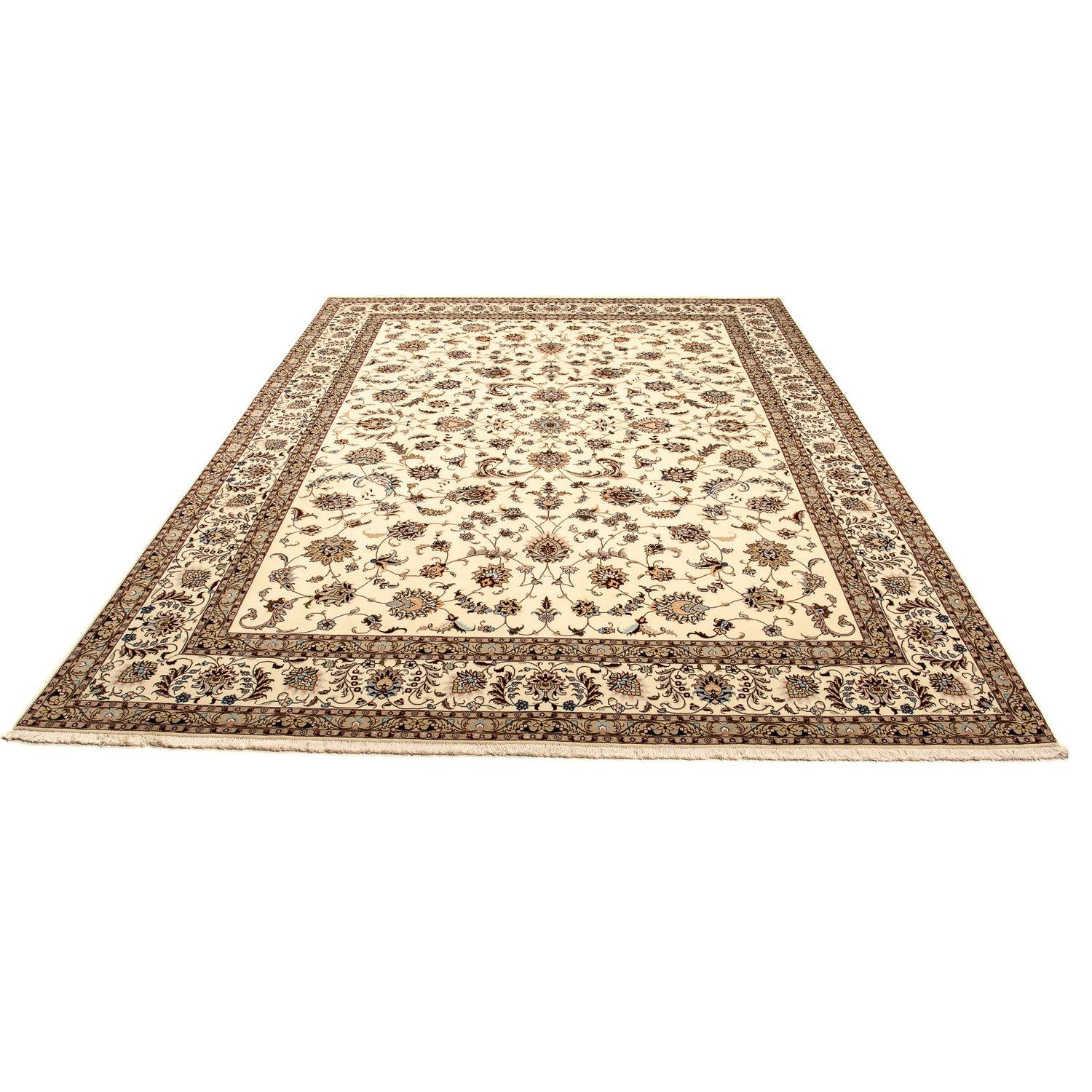 Alfombra Persa - Tabriz - Real - 357 x 247 cm - beige