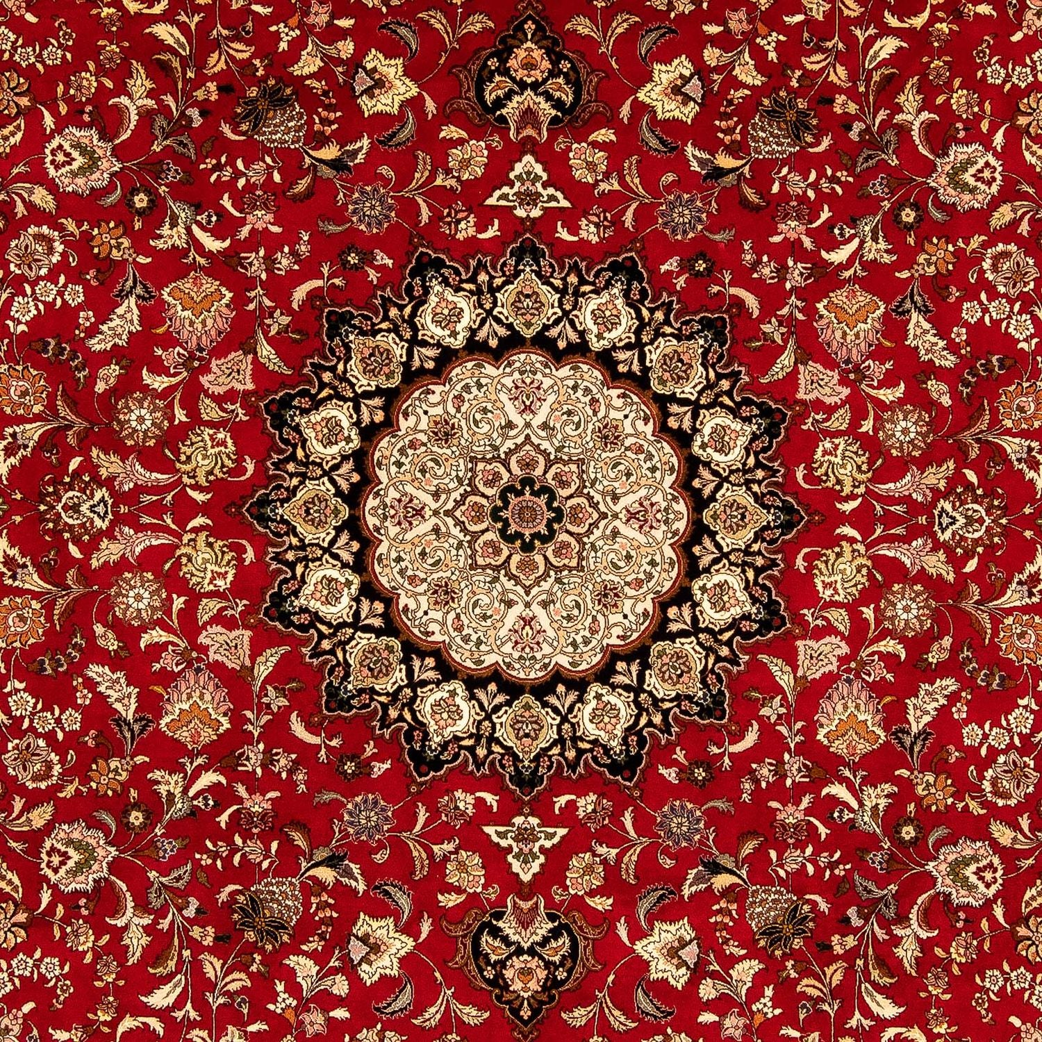 Alfombra Persa - Tabriz - Real - 356 x 253 cm - rojo