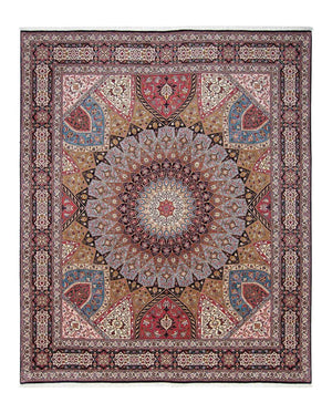 Alfombra Persa - Tabriz - Real - 303 x 256 cm - multicolor