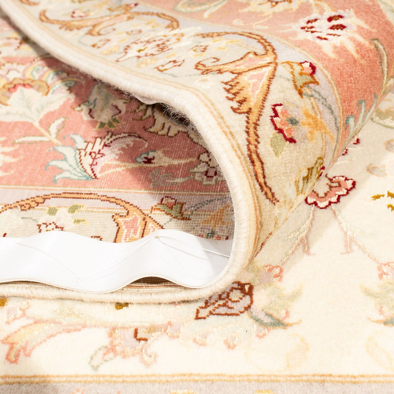 Alfombra Persa - Tabriz - Real cuadrado  - 212 x 205 cm - beige