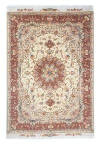 Alfombra Persa - Tabriz - Real - 213 x 149 cm - beige