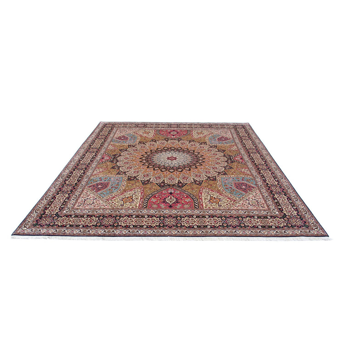 Alfombra Persa - Tabriz - Real - 293 x 254 cm - multicolor