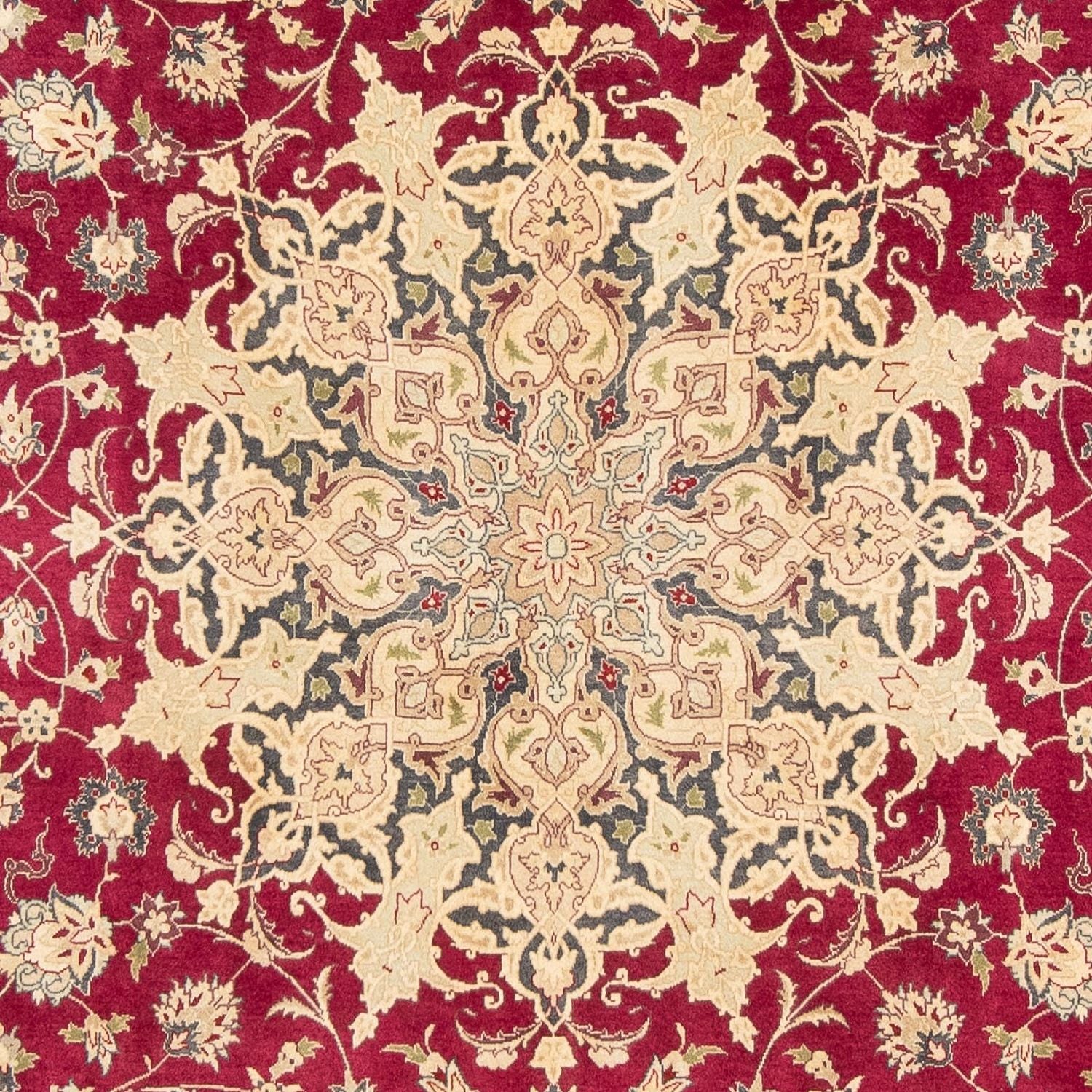 Alfombra Persa - Tabriz - Real - 300 x 202 cm - rojo oscuro