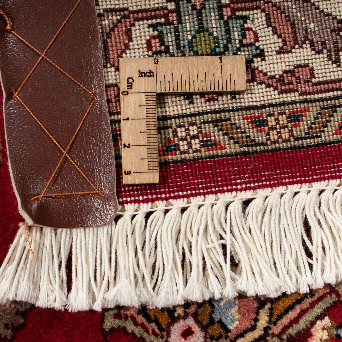 Alfombra Persa - Tabriz - Real cuadrado  - 254 x 254 cm - rojo