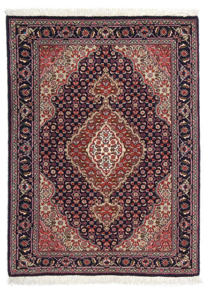 Alfombra Persa - Tabriz - Real - 88 x 61 cm - azul oscuro