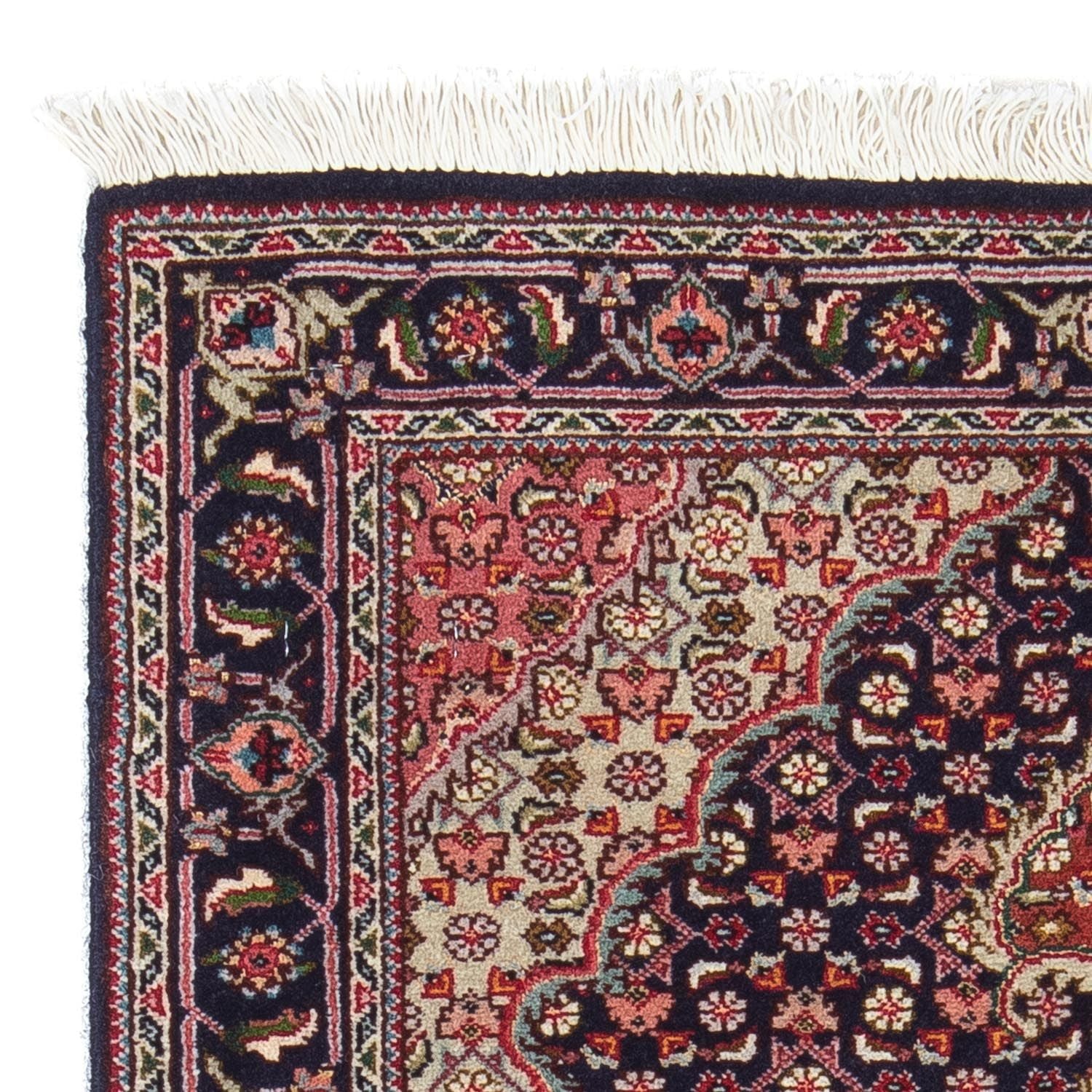 Alfombra Persa - Tabriz - Real - 88 x 61 cm - azul oscuro