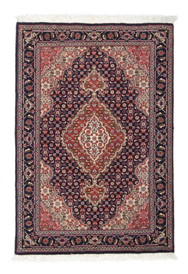 Alfombra Persa - Tabriz - Real - 90 x 63 cm - azul oscuro