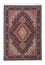 Alfombra Persa - Tabriz - Real - 90 x 63 cm - azul oscuro