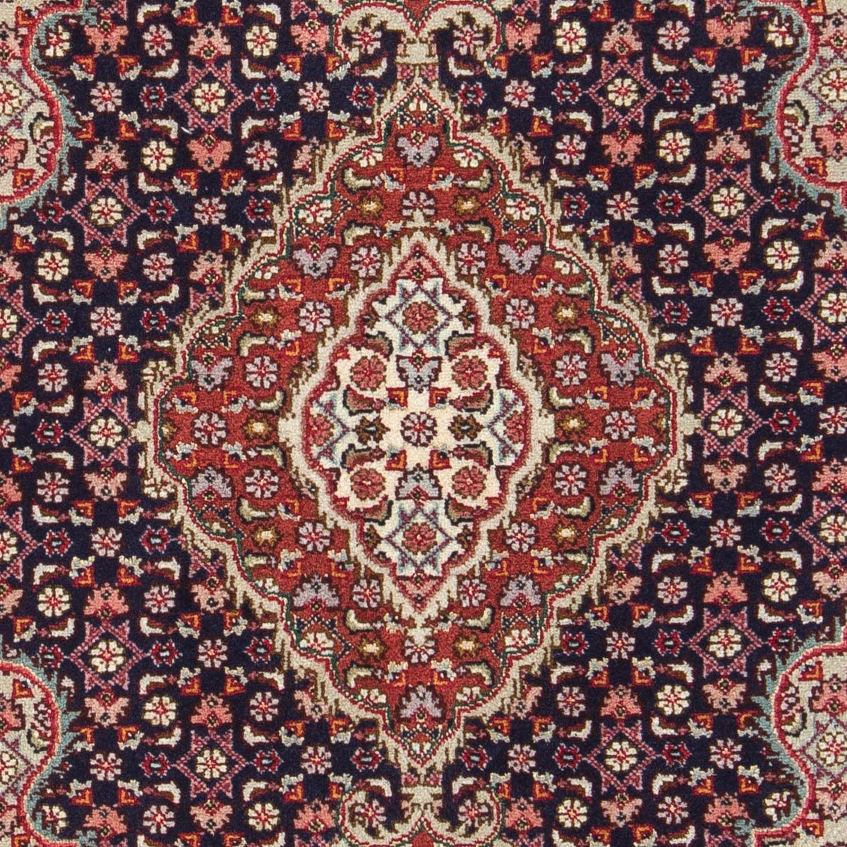 Alfombra Persa - Tabriz - Real - 90 x 63 cm - azul oscuro