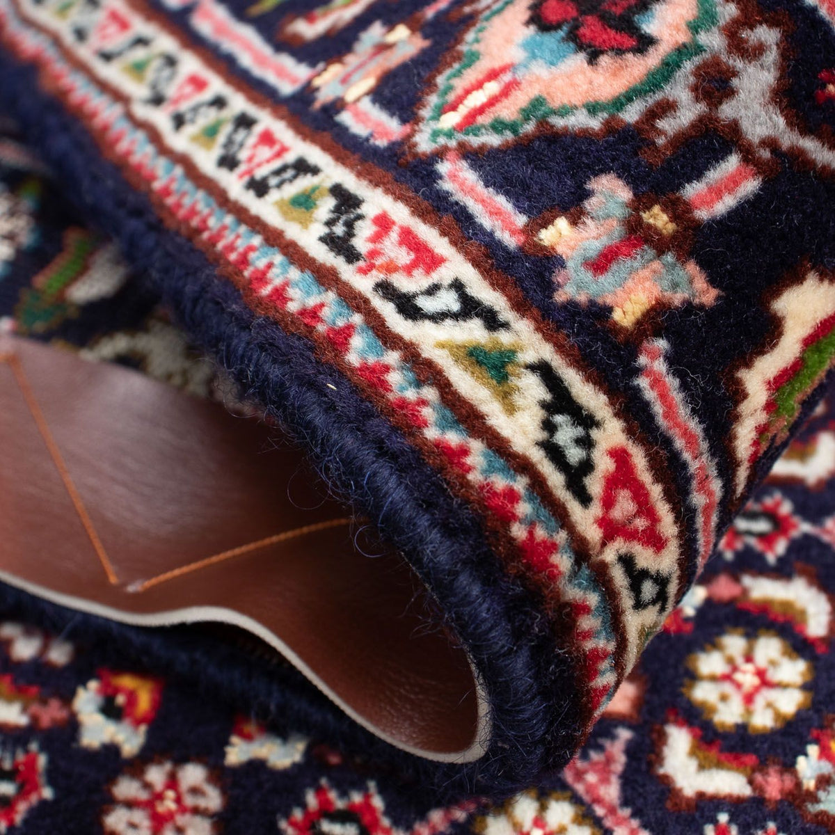 Alfombra Persa - Tabriz - Real - 90 x 63 cm - azul oscuro