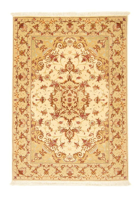 Alfombra Persa - Tabriz - Real - 146 x 103 cm - beige
