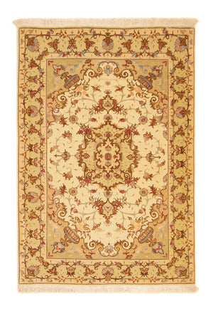 Alfombra Persa - Tabriz - Real - 148 x 103 cm - beige