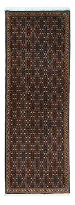 Alfombra de pasillo Alfombra persa - Tabriz - 206 x 70 cm - azul oscuro