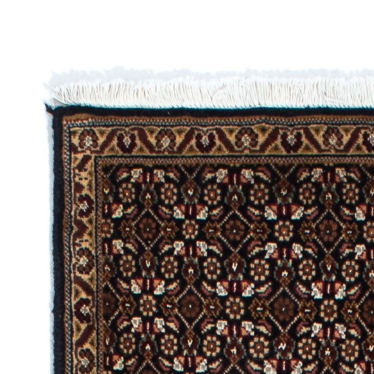 Alfombra de pasillo Alfombra persa - Tabriz - 206 x 70 cm - azul oscuro