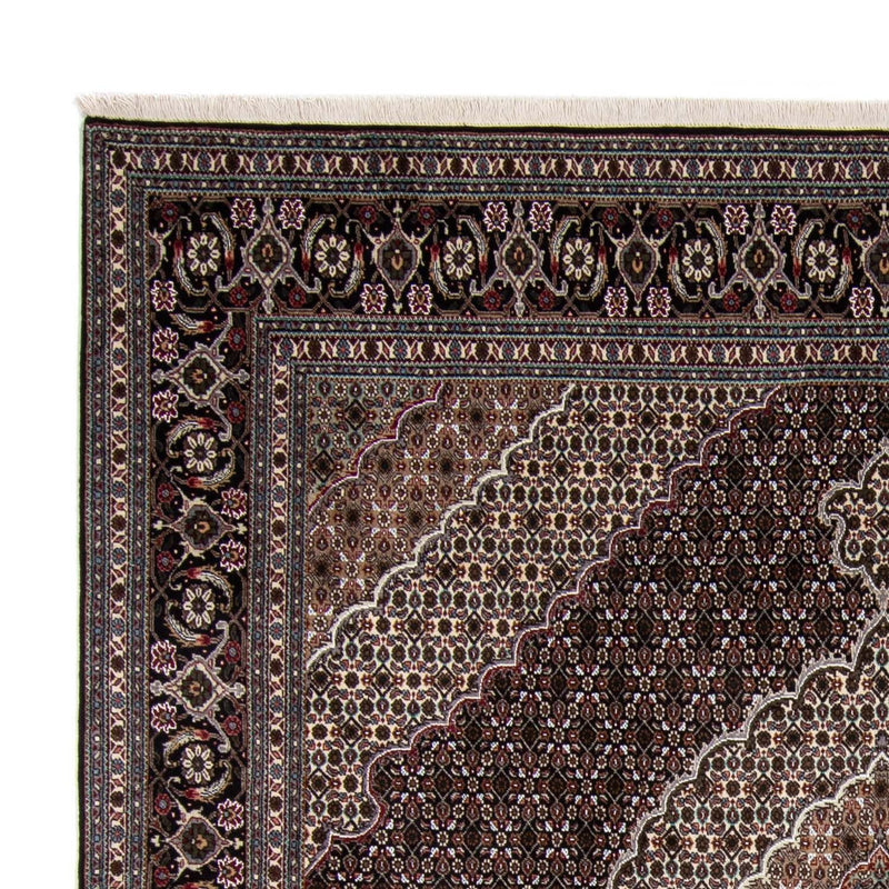 Alfombra Persa - Tabriz - Real cuadrado  - 251 x 249 cm - azul oscuro