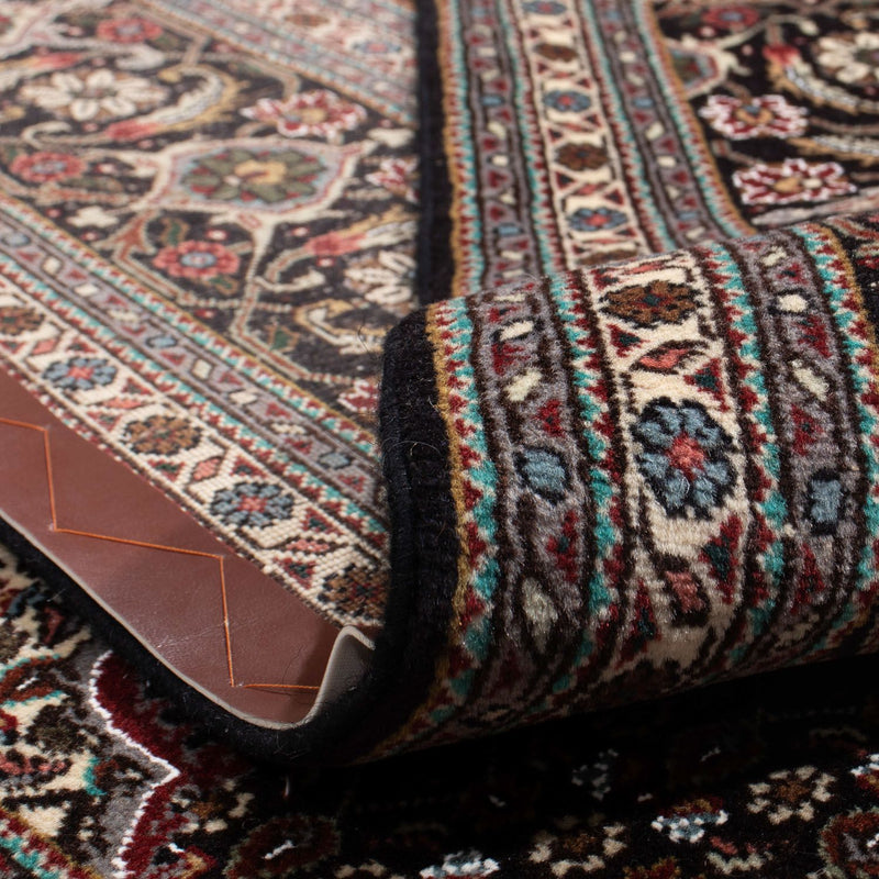 Alfombra Persa - Tabriz - Real cuadrado  - 251 x 249 cm - azul oscuro