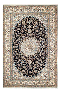 Alfombra Persa - Nain - Prima - 250 x 170 cm - azul oscuro