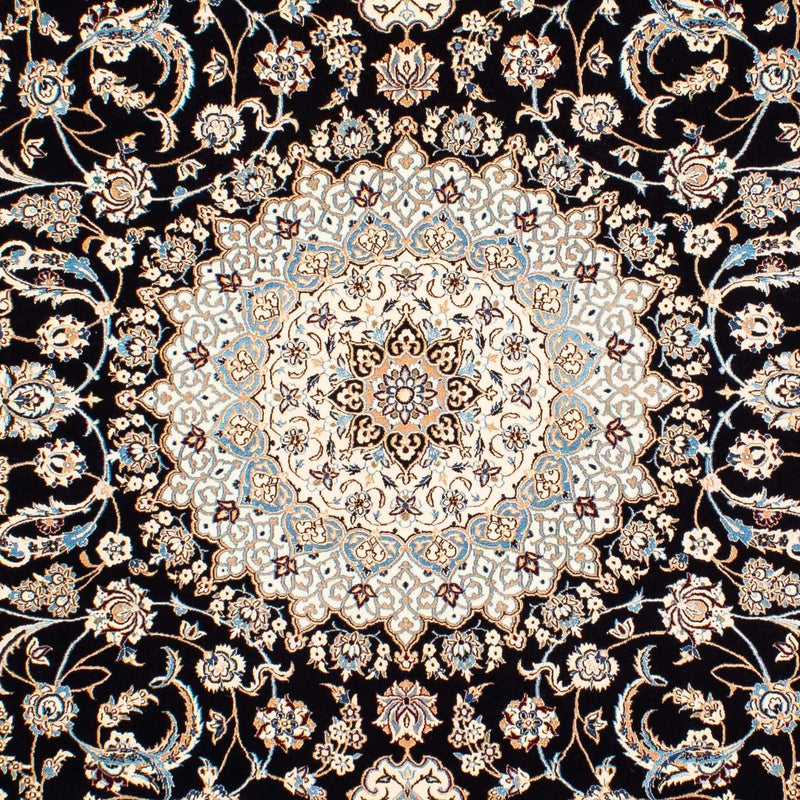 Alfombra Persa - Nain - Prima - 250 x 170 cm - azul oscuro