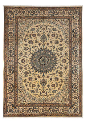Alfombra Persa - Nain - Prima - 356 x 250 cm - beige oscuro