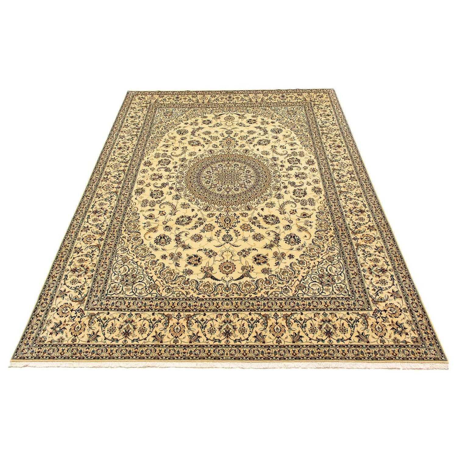 Alfombra Persa - Nain - Real - 408 x 302 cm - beige