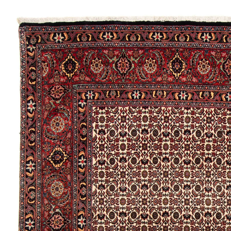 Alfombra persa - Bidjar cuadrado  - 204 x 201 cm - rojo oscuro
