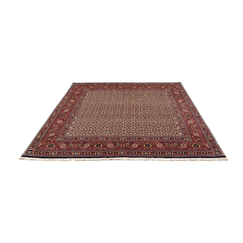 Alfombra persa - Bidjar cuadrado  - 204 x 201 cm - rojo oscuro