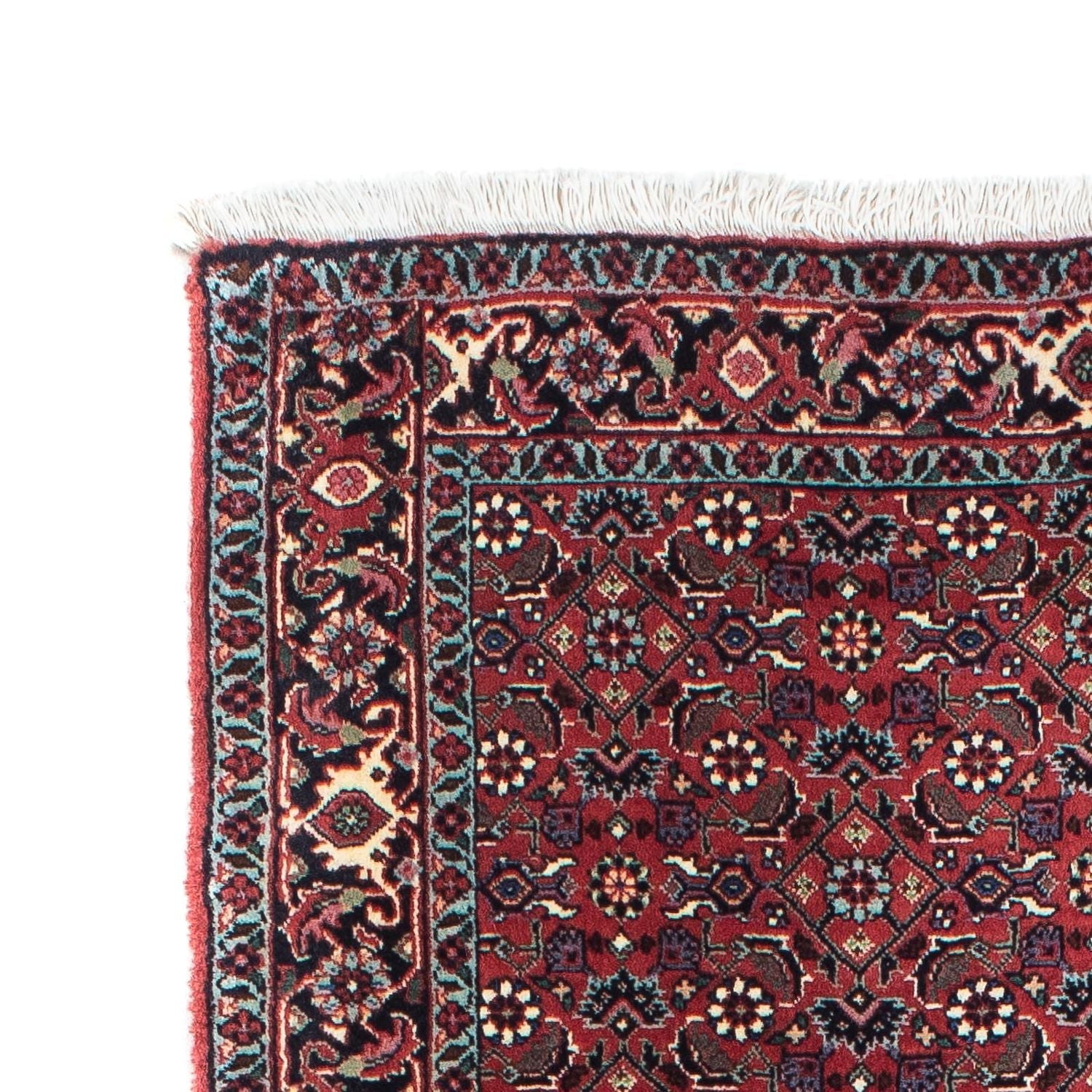 Alfombra persa - Bidjar - 193 x 176 cm - rojo