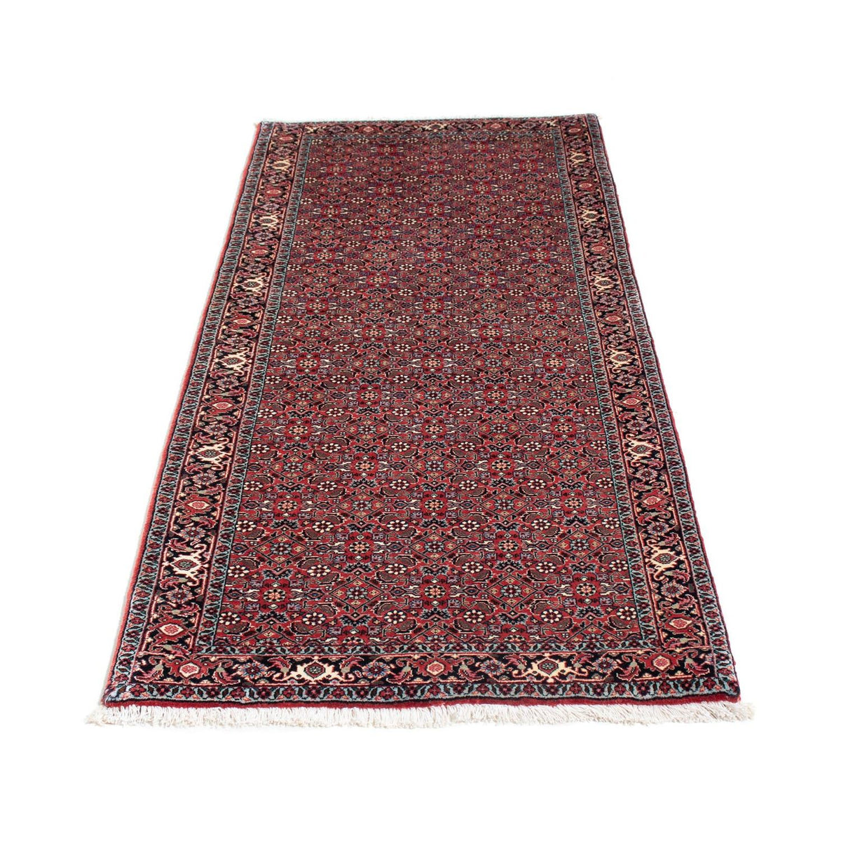 Alfombra persa - Bidjar - 193 x 176 cm - rojo