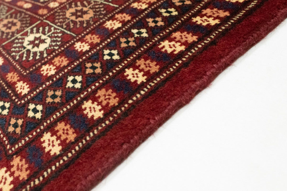 Alfombra afgana - Bukhara cuadrado  - 205 x 193 cm - rojo
