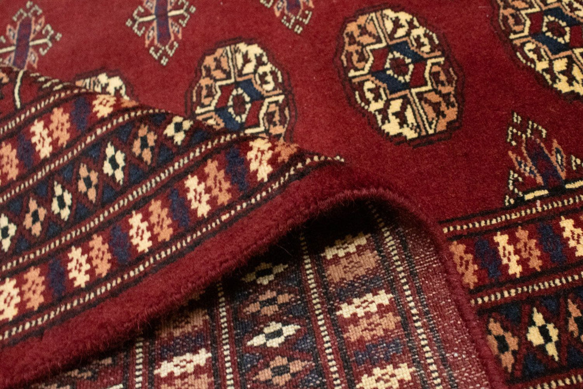 Alfombra afgana - Bukhara cuadrado  - 205 x 193 cm - rojo