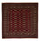Alfombra afgana - Bukhara cuadrado  - 205 x 205 cm - rojo
