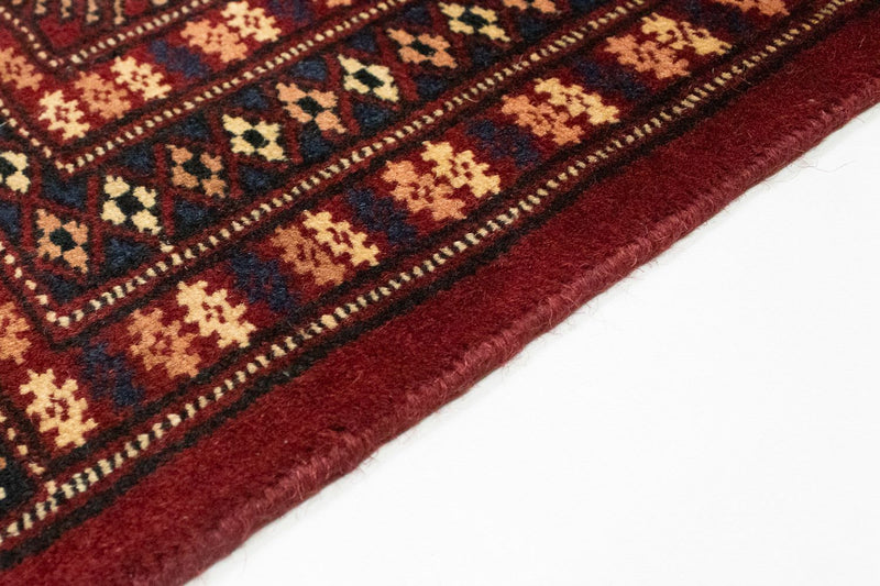 Alfombra afgana - Bukhara cuadrado  - 205 x 205 cm - rojo